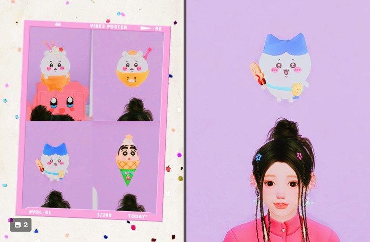 Замена пламбоба Hachiware от JIN sims для Симс 4