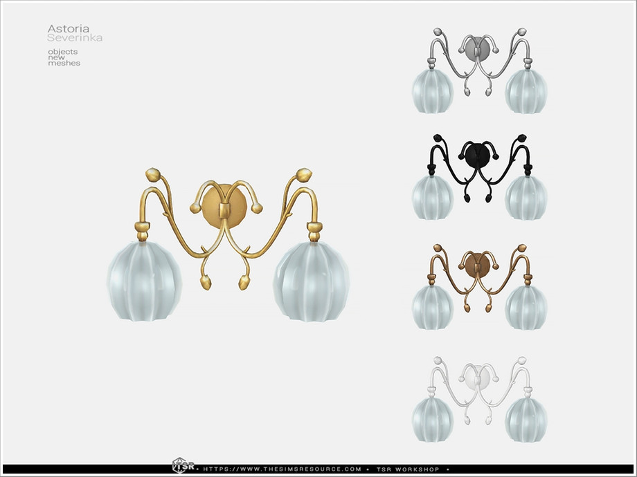 Astoria - wall double lamp 1