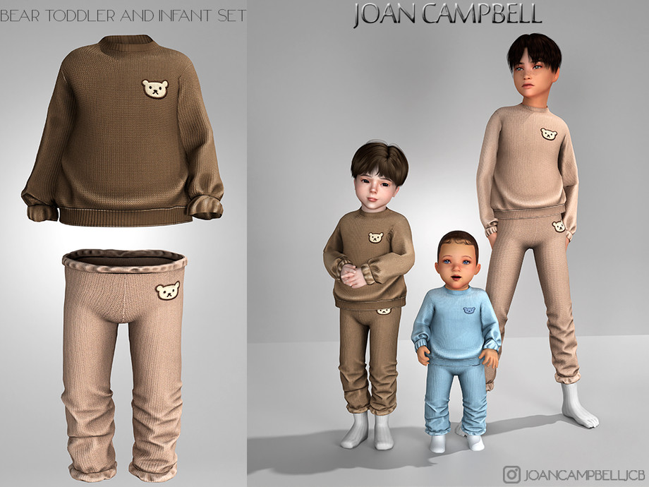 BEAR TODDLER AND INFANT SET 1