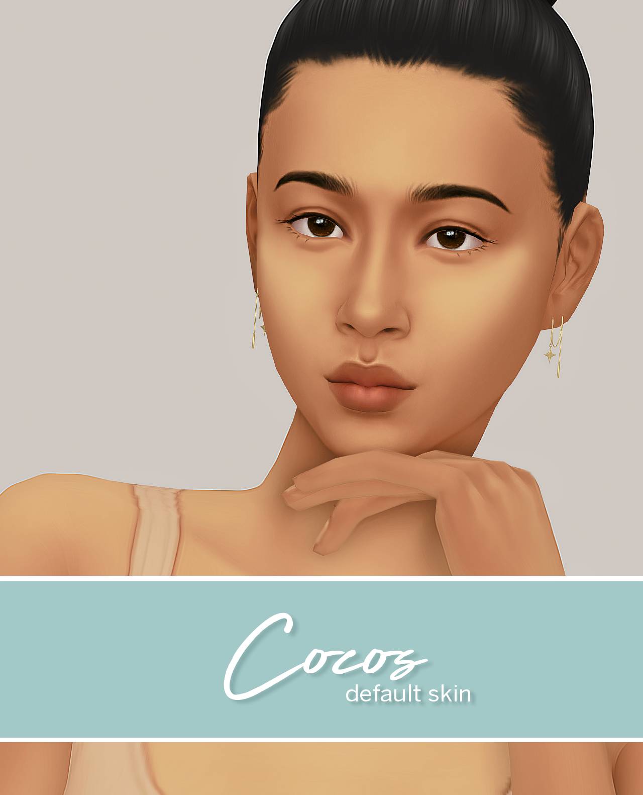 Дефолтный скинтон COCOS для Симс 4 - фото 1