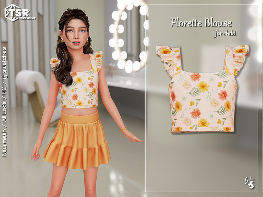 Florette Blouse for children 1
