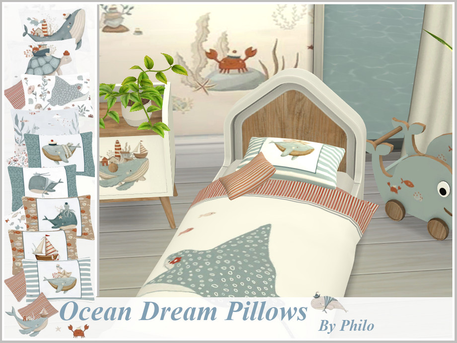 Philo_Ocean Dream Toddler Bed Pillows 1
