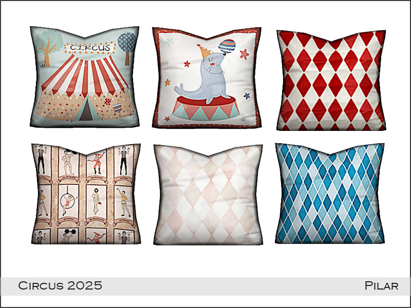 Pilar Circus2025 Pillow 1