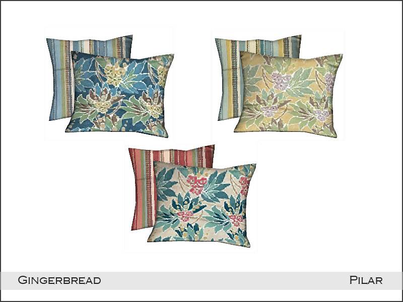 Pilar Gingerbread Pillows 1
