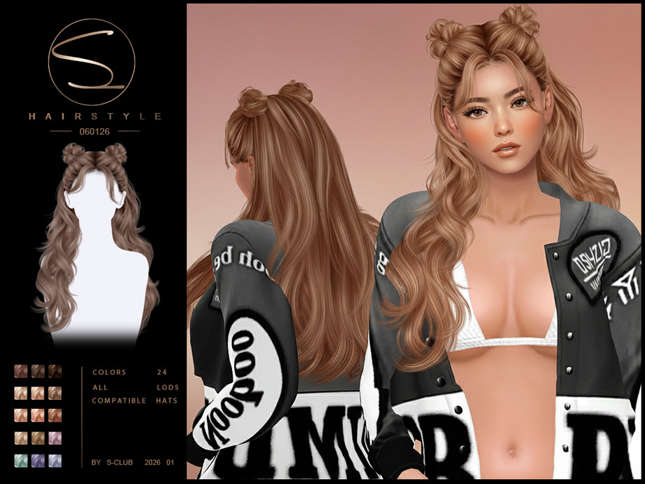 S-CLUB_060126_double ponytails hairstyles 1