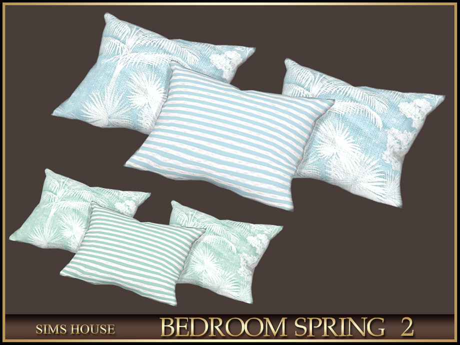 Sims House BED PILLOWS BEDROOM SPRING 2 1