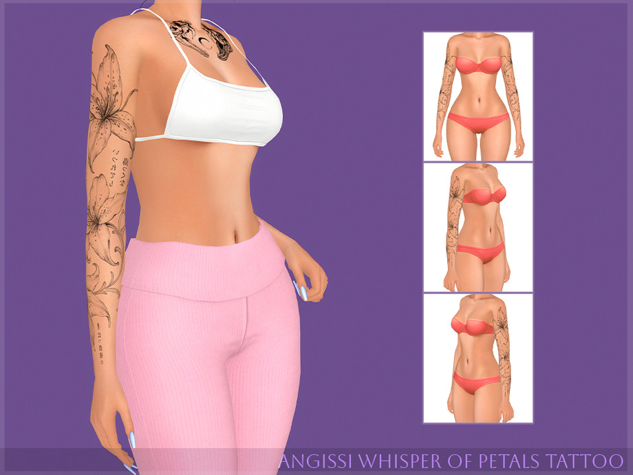 Whisper of Petals Tattoo 1