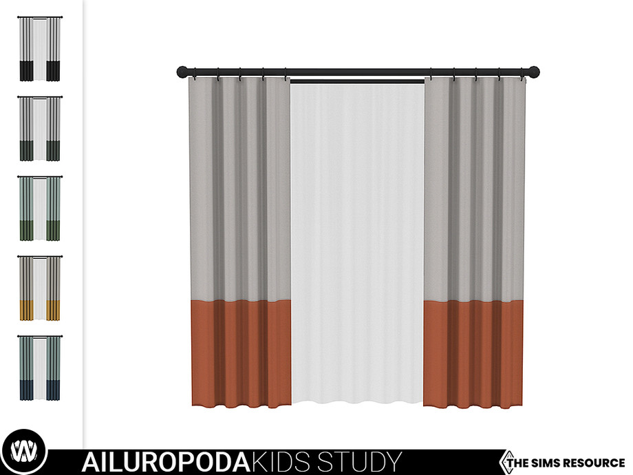 Ailuropoda Curtain - 3 Tiles 1
