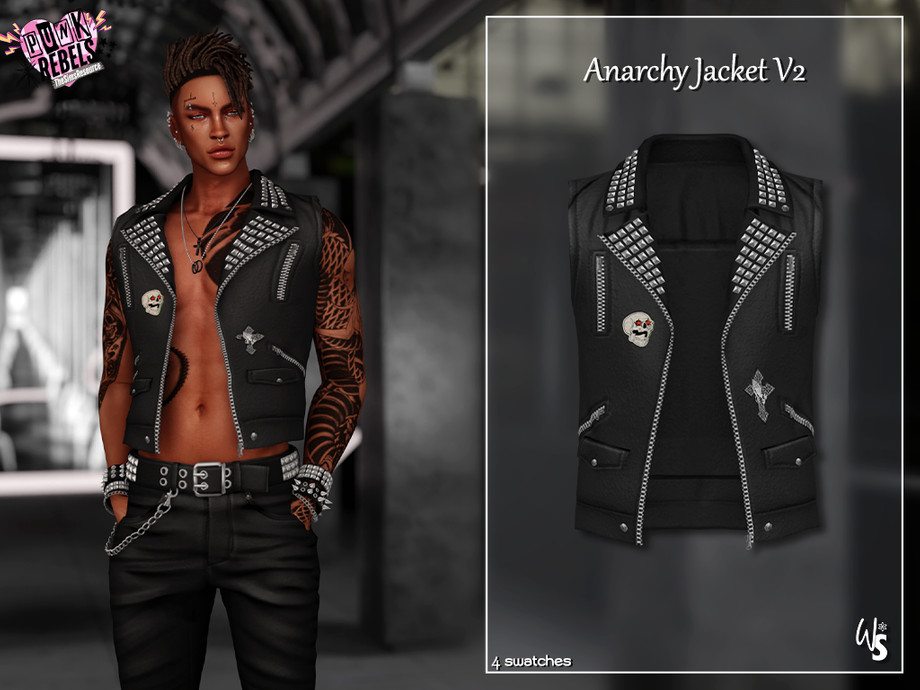 Anarchy Leather Jacket v2 1