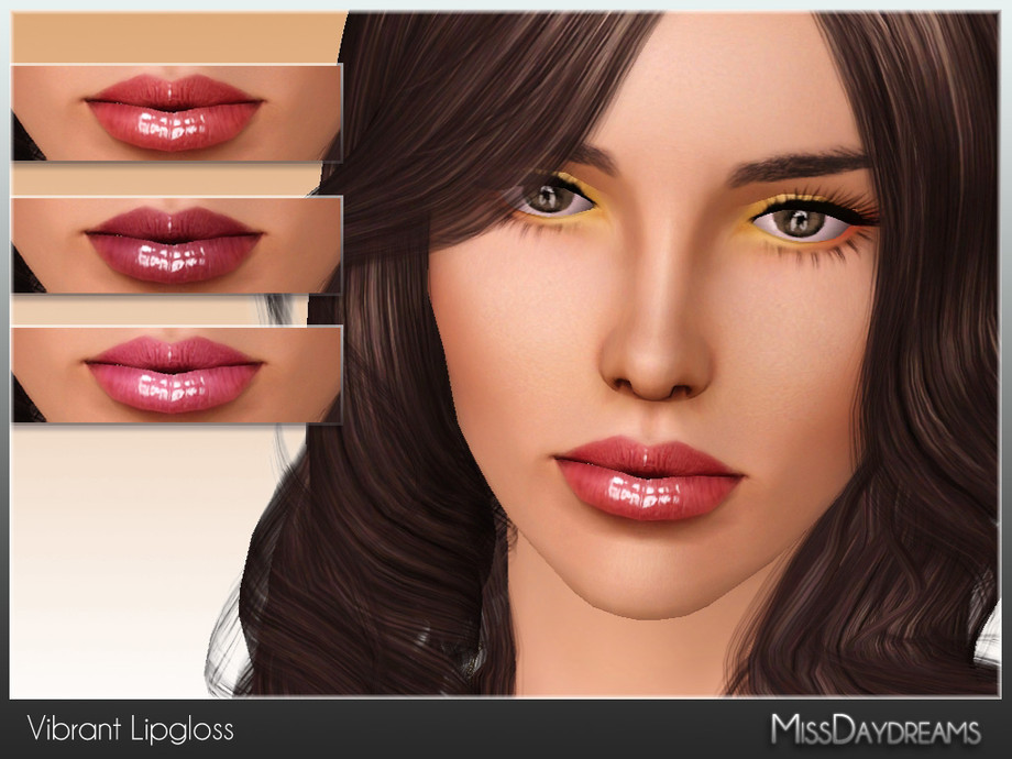 Блеск для губ Vibrant для Симс 3