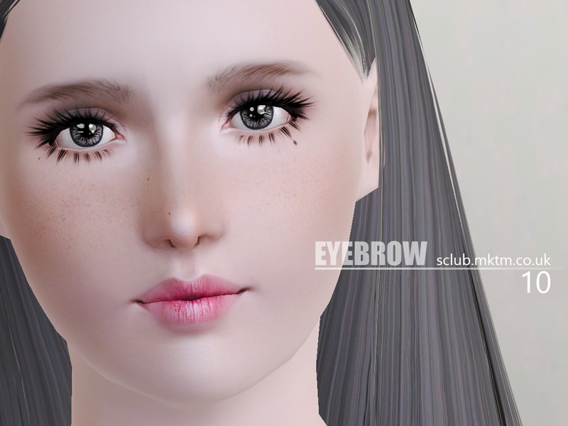 Брови S-Club_ts3-eyebrow-f_10 для Симс 3