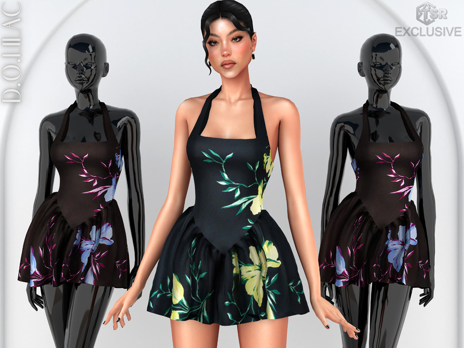 Floral Mini Dress DO0857 1