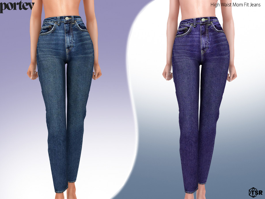 High Waist Mom Fit Jeans 1