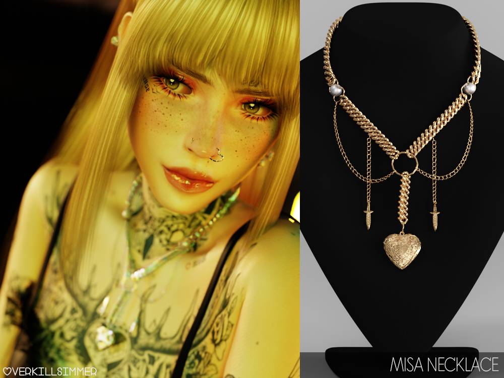 Колье Misa для Симс 4