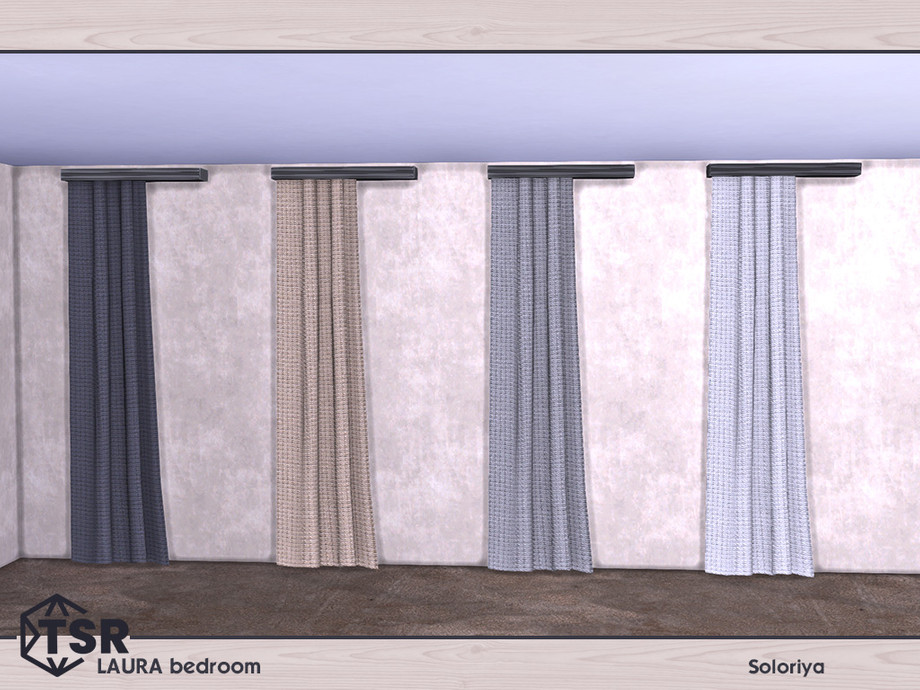 Laura Bedroom Curtain, left 1