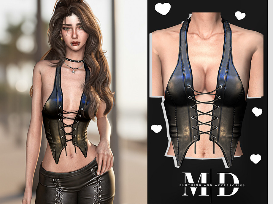 Leather top na0394 1