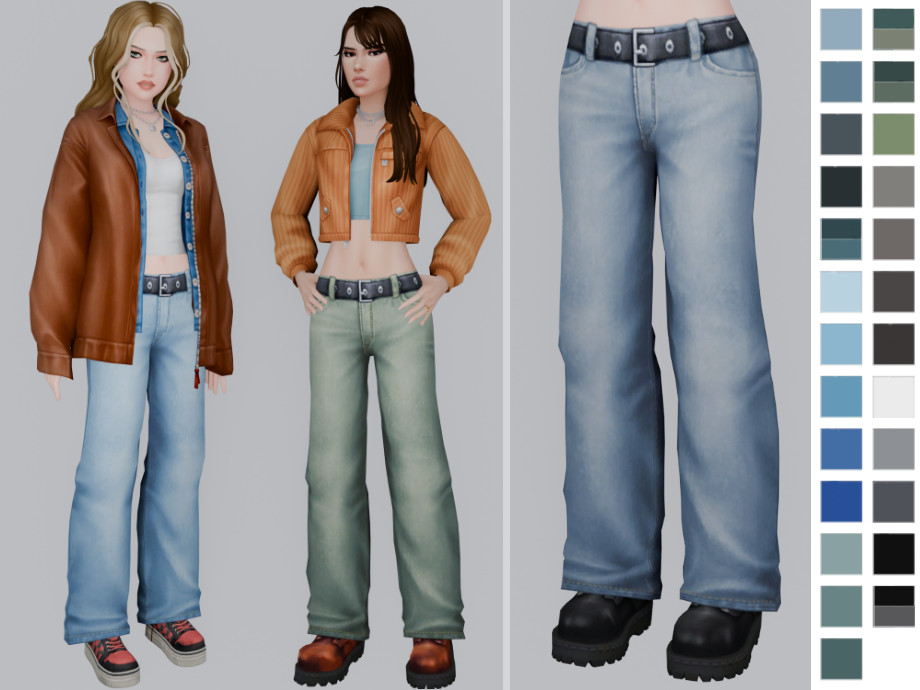 Loose fit jeans for female 1