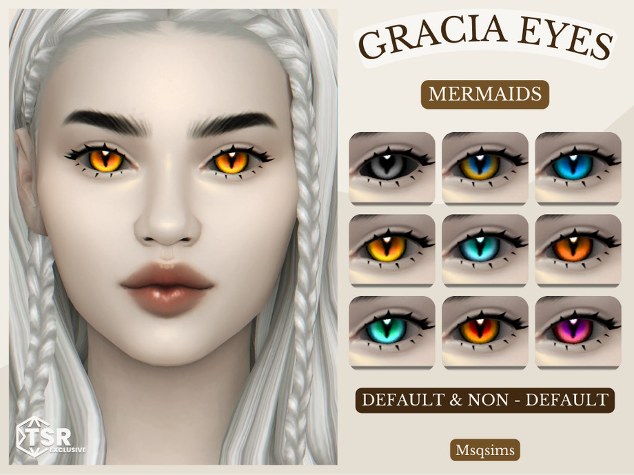 MSQSIMS - Gracia Eyes - Mermaids - Defaultpackage 1