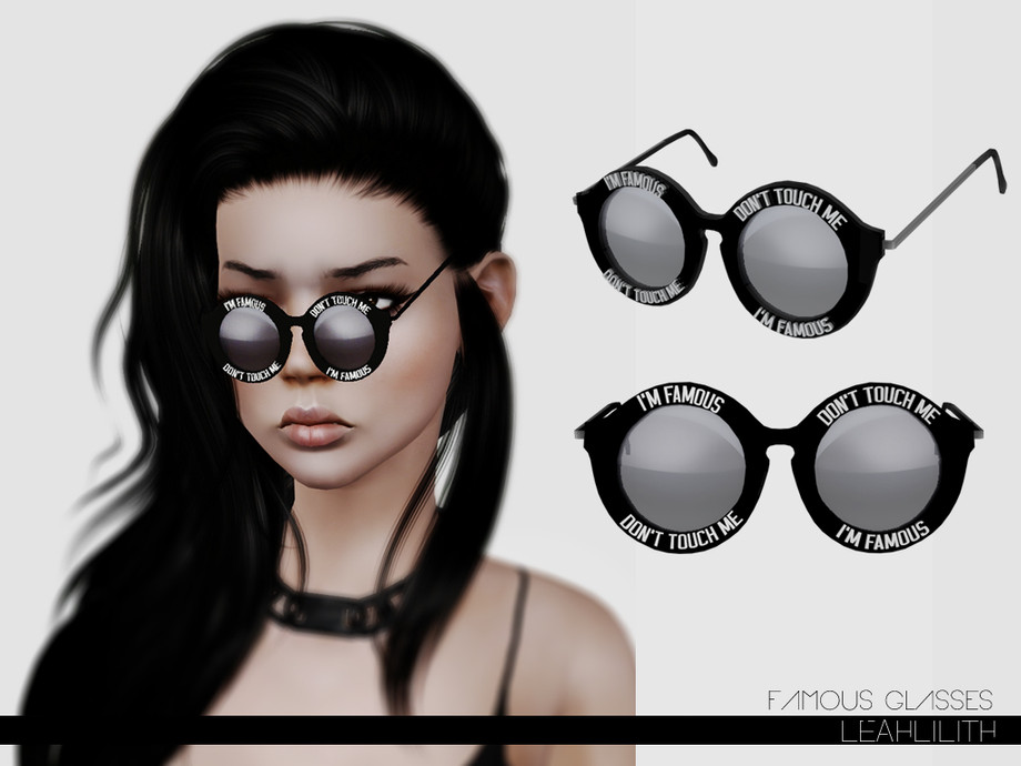 Очки LeahLillith Famous Glasses для Симс 3