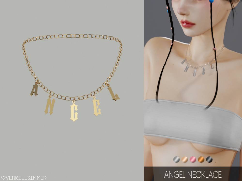 Ожерелье Angel для Симс 4