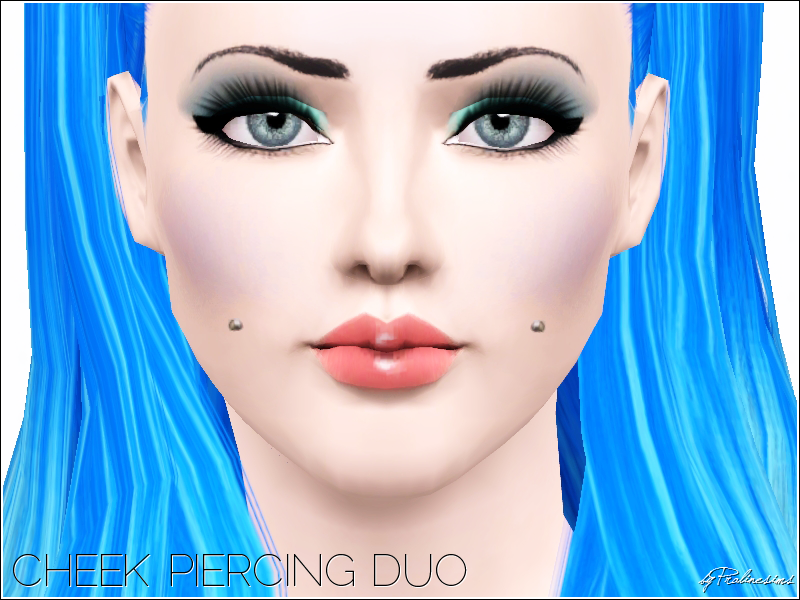 Пирсинг Cheek Piercing Duo для Симс 3