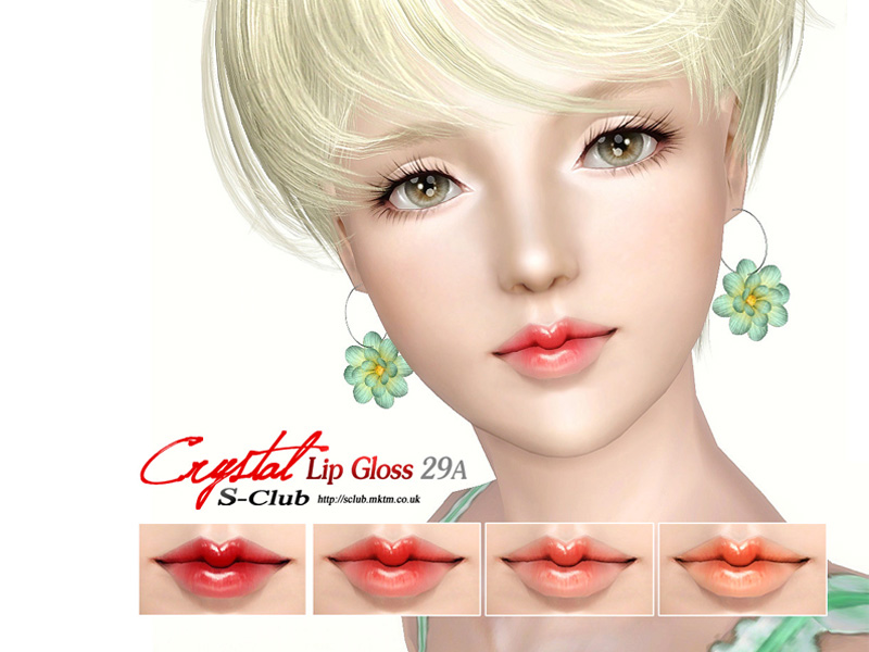 Помада S-Club_ts3-makeup-lipstick_N29A для Симс 3