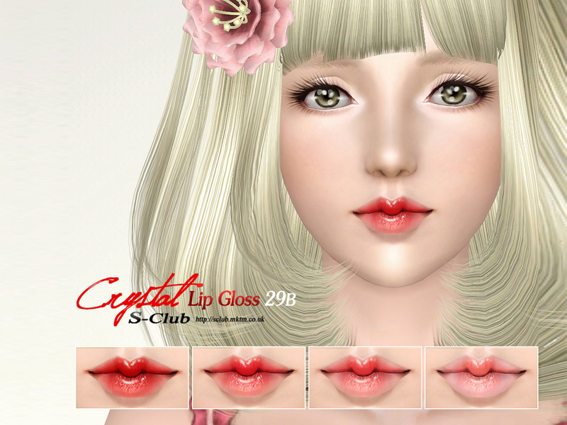 Помада S-Club_ts3-makeup-lipstick_N29B для Симс 3