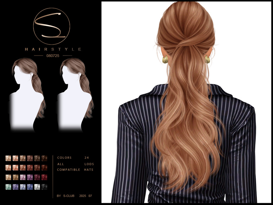 S-Club_080725_Wavy ponytail hair 1