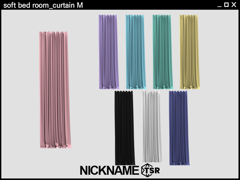 Soft bed room_curtain M 1
