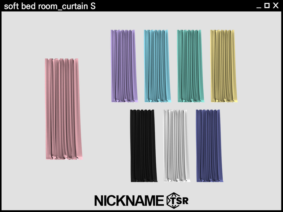 Soft bed room_curtain S 1
