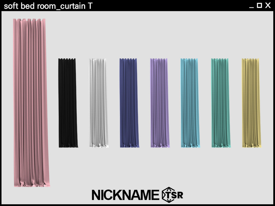 Soft bed room_curtain T 1