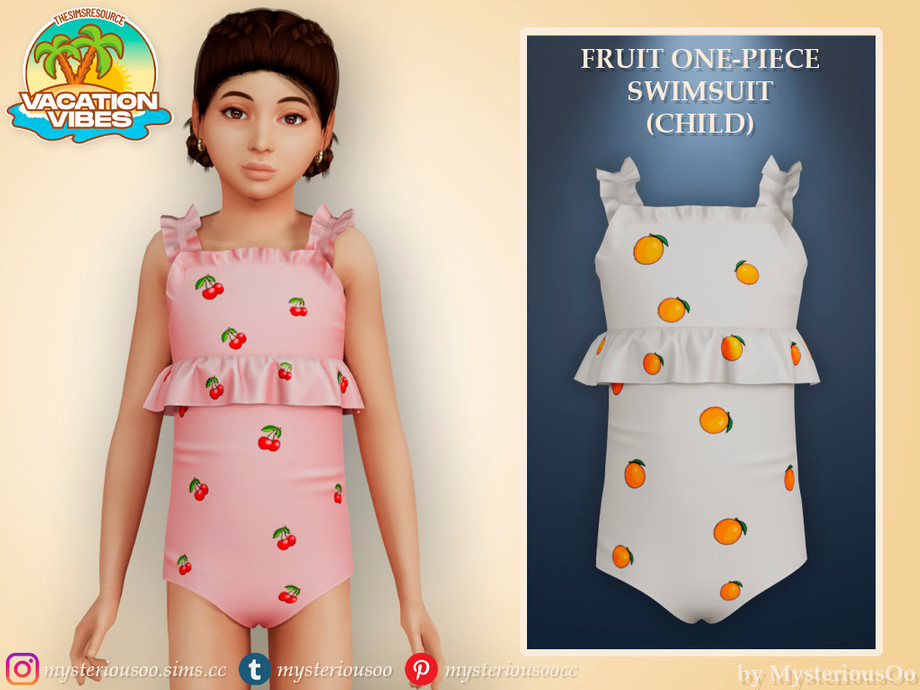 Vacation Vibes - Fruit one-piece swimsuit Child 1