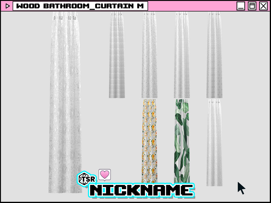 Wood bathroom_curtain M 1