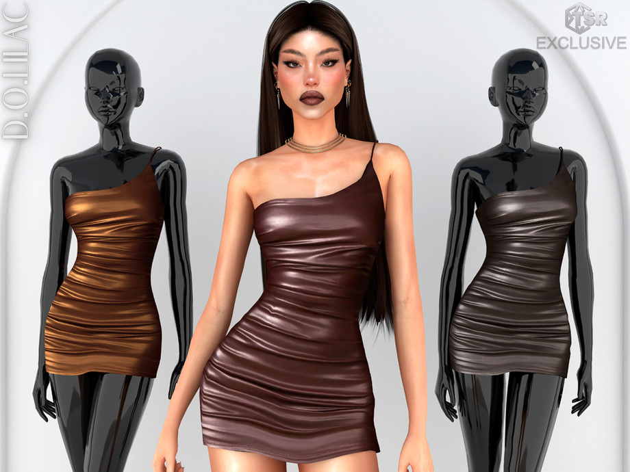 Asymmetrical Mini Dress DO0806 1