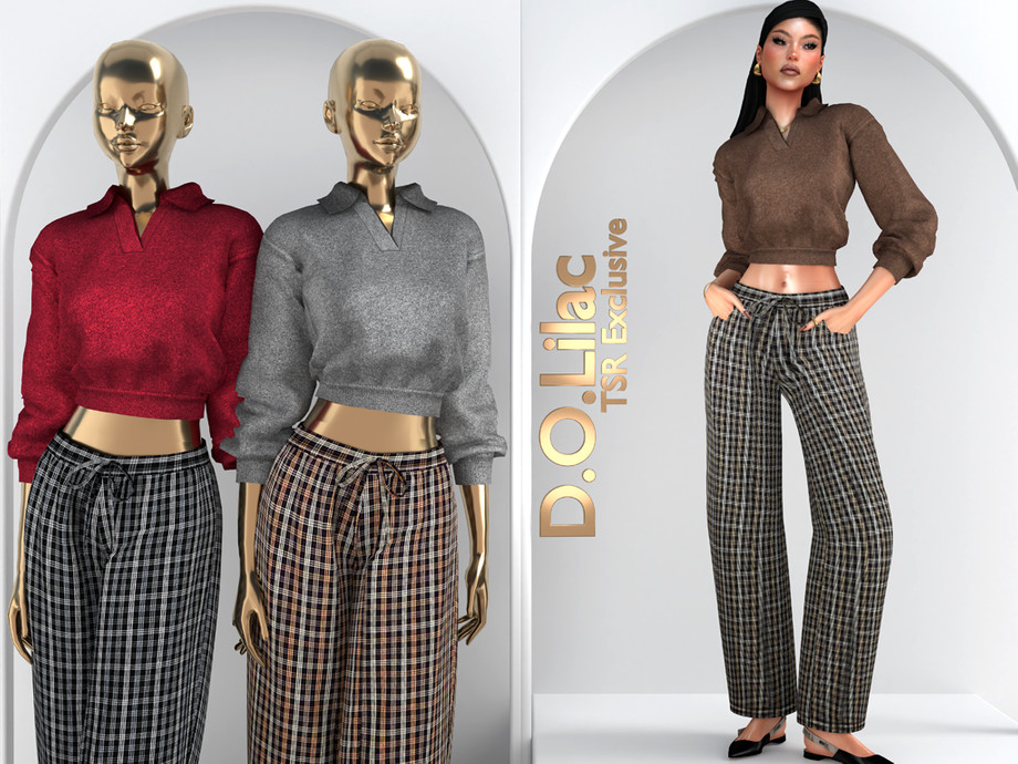 Casual Preppy Set DO139 1