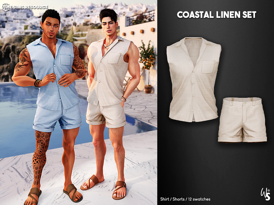 Coastal Linen Set for men 1
