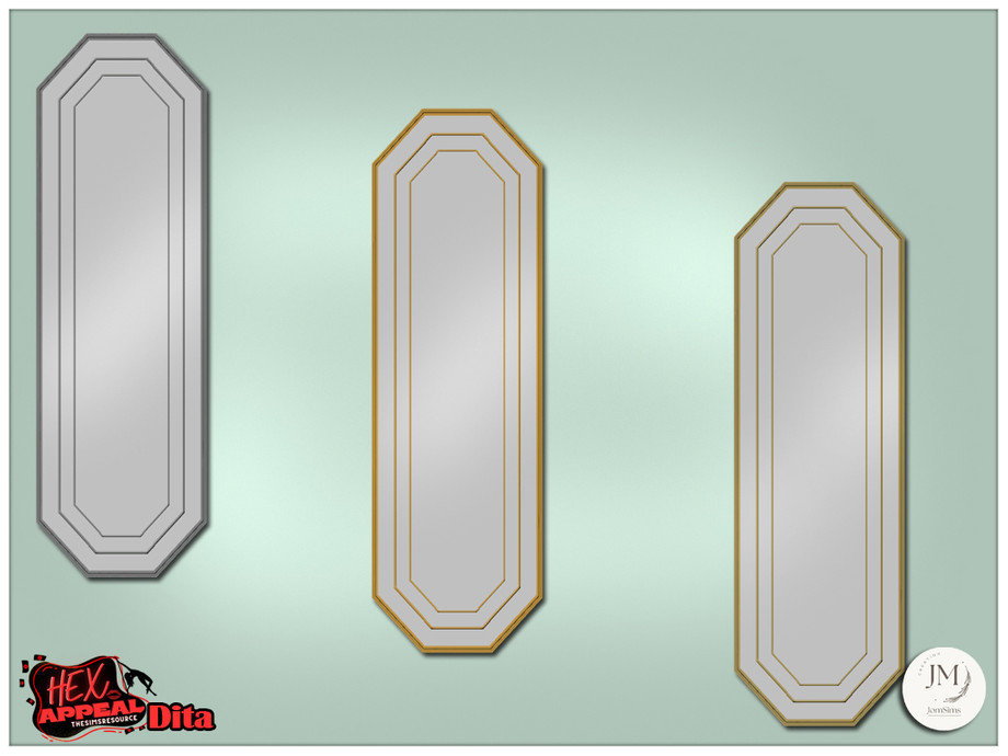 Jomsims HexAppeal Dita wall mirror2 1