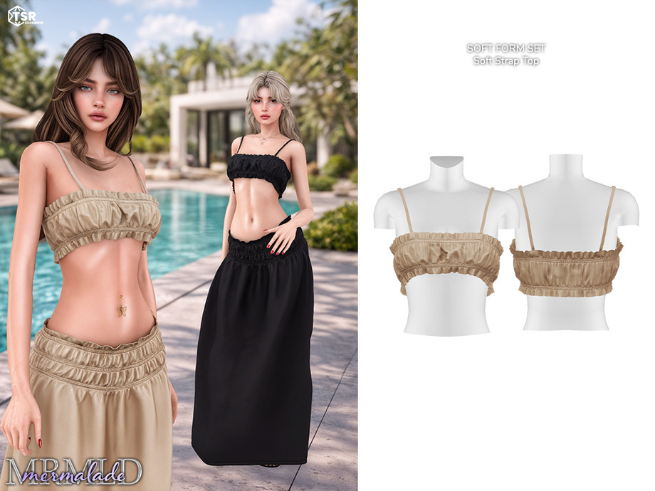 MERMALADE Soft Strap Top MC668 1