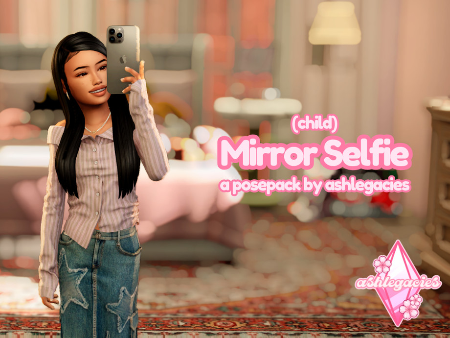 Mirror Selfie (Child) Posepack 1