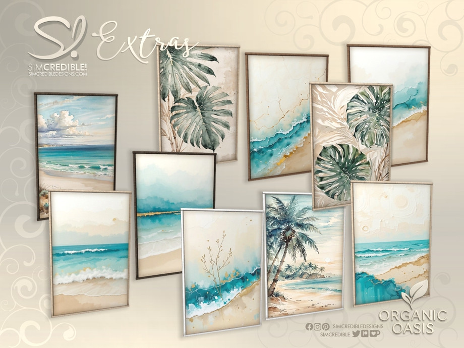 Organic Oasis Painting 1
