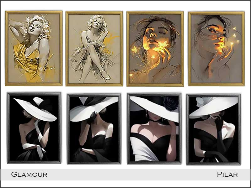 Pilar Glamour Painting 1