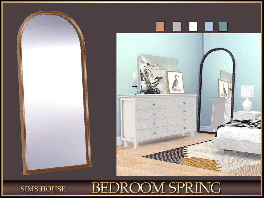 Sims House FLOOR MIRROR BEDROOM SPRING 1