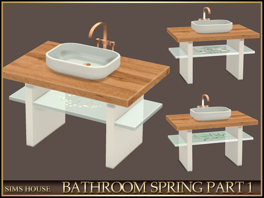 Sims House SINK BATHROOM SPRING PART 1 1