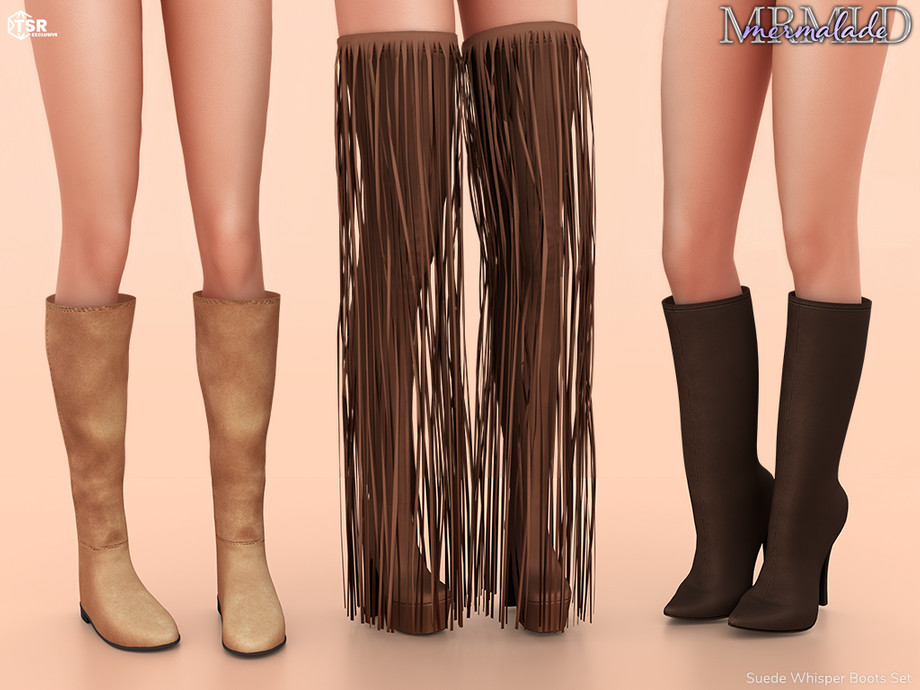 Suede Whisper Boots Set 1