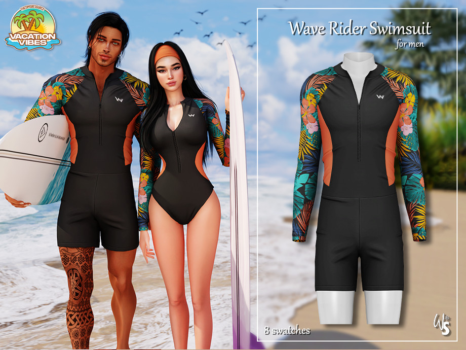Vacation Vibes - Wave Rider Swimsuit for men 1