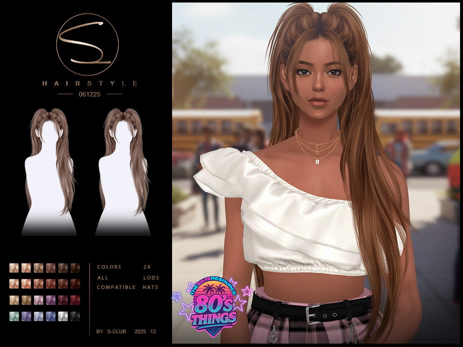 (80s Things) S-CLUB_061225_Retro double ponytail hairstyles 1