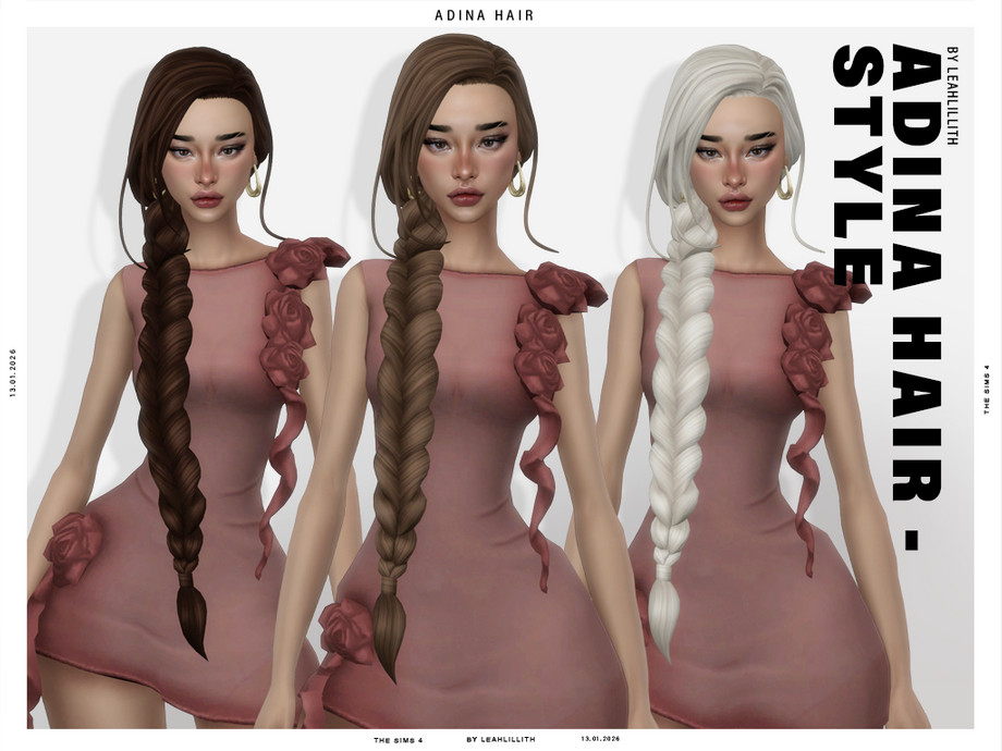 Adina Long Side Braid Hairstyle 1