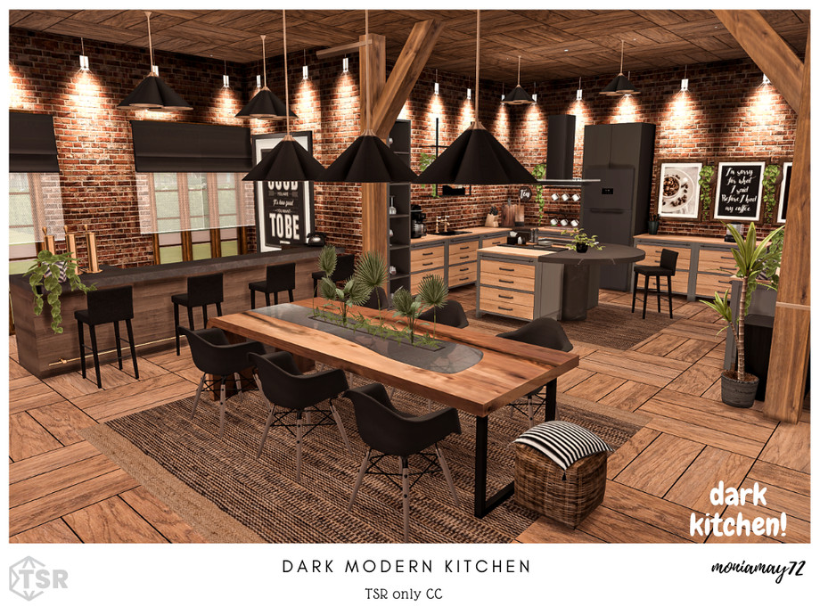 Dark Modern Kitchen 6