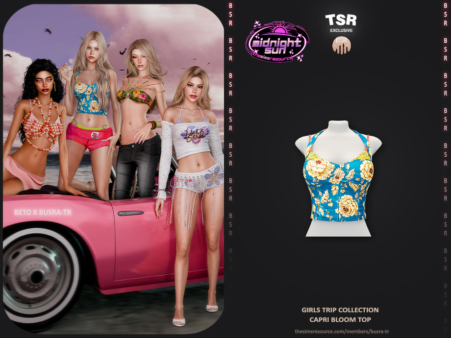 Girls Trip Collection - 2 Capri Top BD1684 1