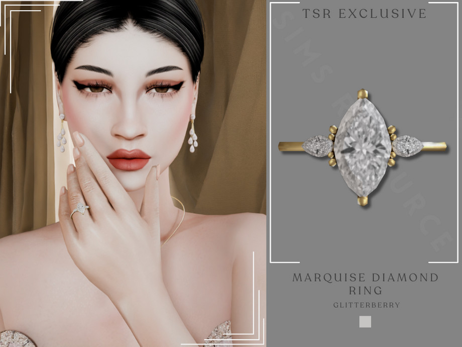Marquise Diamond Ring 1